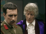 The Claws Of Axos the Doctor and Brigadier