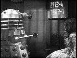 Evil Of The Daleks Dalek threatens Victoria