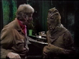 Dr Who and the Silurians Dr and Silurian Leader 2
