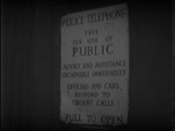 Unearthly Child Police Box Sign