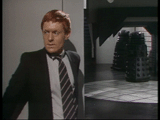 Resurrection of the Daleks daleks sniff out Turlough