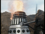 Death To The Daleks dalek blows up