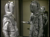 Earthshock cybermen in conference