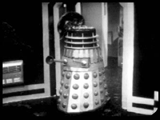 Evil Of The Daleks Dalek blown up
