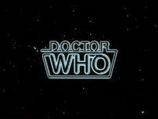 Dr Who Peter Davison logo
