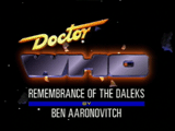 Remembrance of the daleks Titles