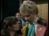 Revelation of the Daleks Doctor and Peri