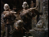 Revenge of the Cybermen vogans fire