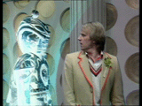 Arc Of Infinity Alien confronts the Doctor