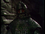 Monster of Peladon Skel close up